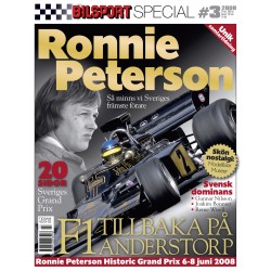 Bilsport Special Ronnie Peterson nr 3 2008