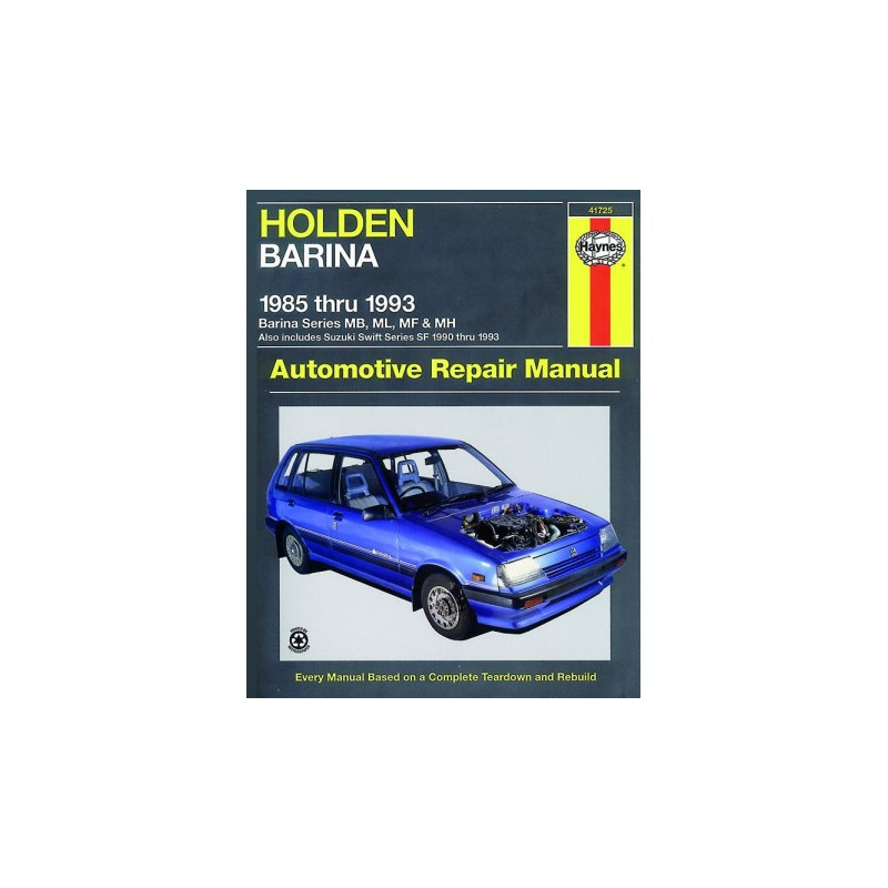 Holden Barina Suzuki Swift  1985-1993
