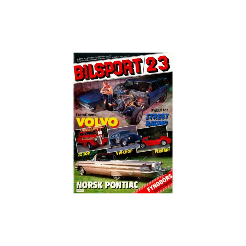 Bilsport nr 23  1983