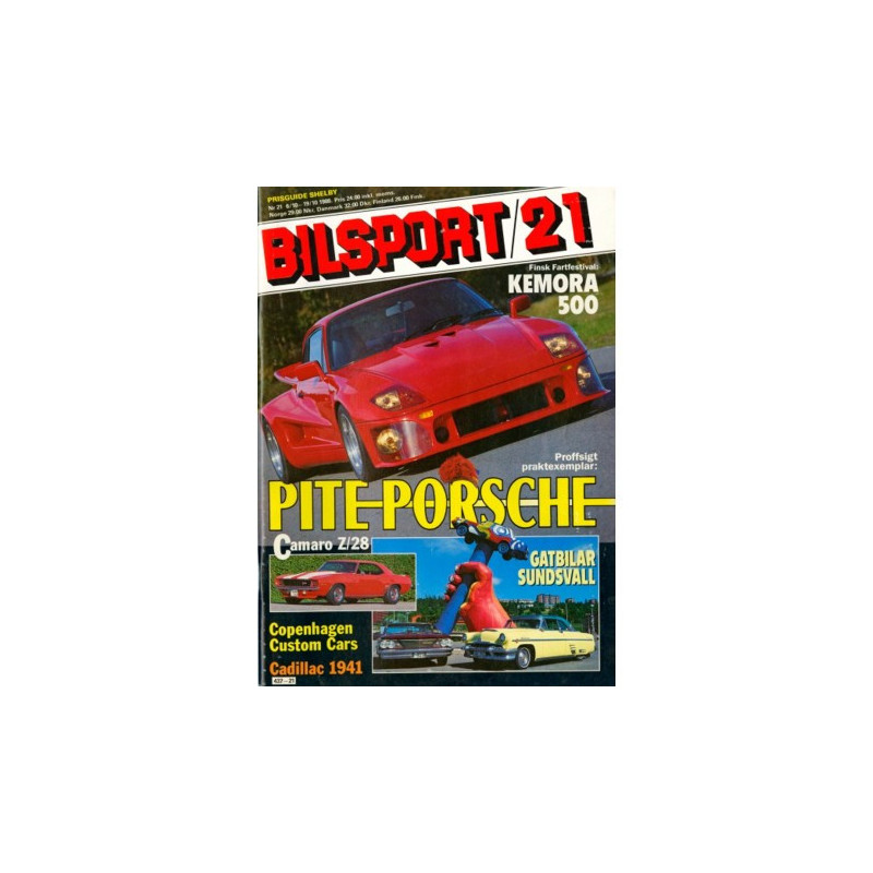 Bilsport nr 21  1988