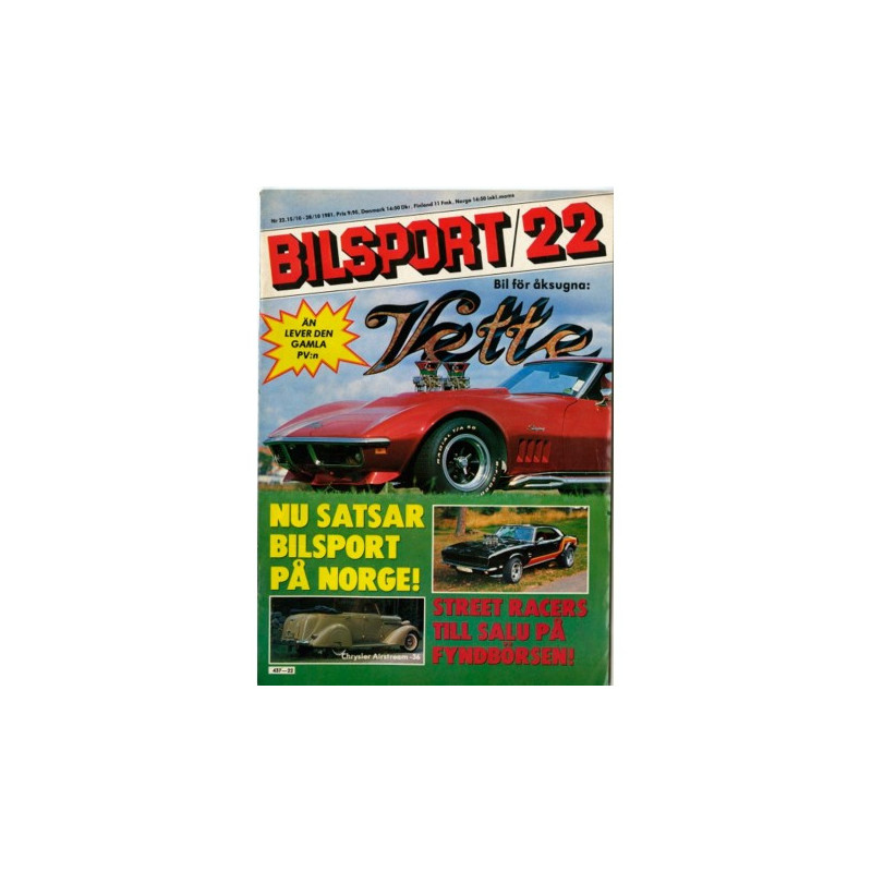 Bilsport nr 22  1981