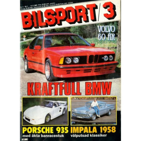 Bilsport nr 3  1987