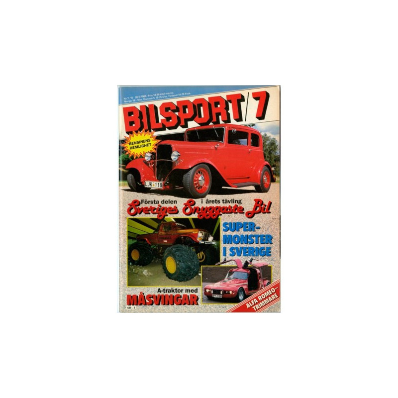 Bilsport nr 7  1984