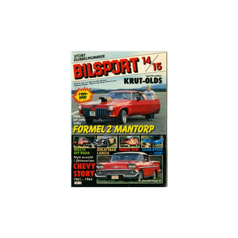 Bilsport nr 14  1982