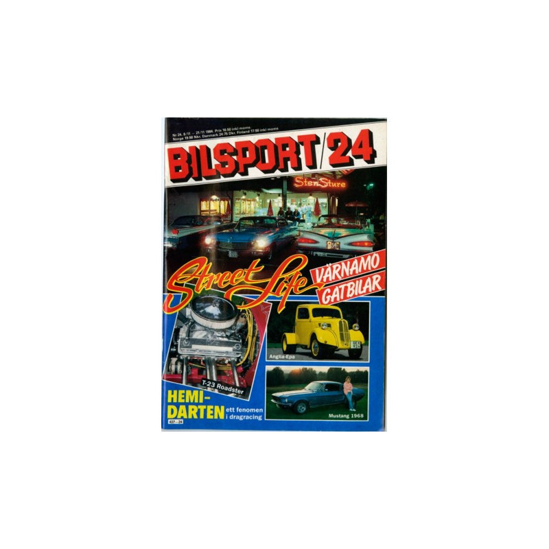 Bilsport nr 24  1984