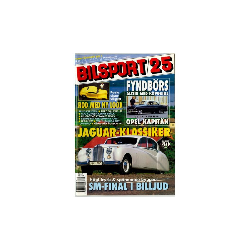 Bilsport nr 25  1992