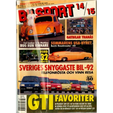 Bilsport nr 14  1992