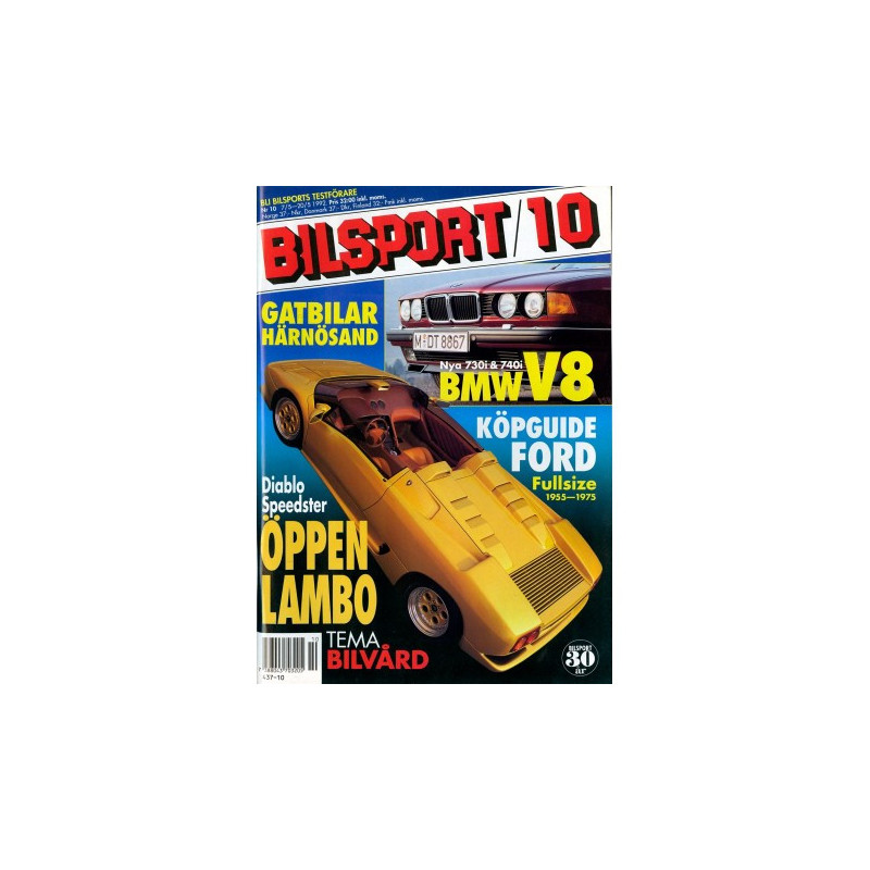 Bilsport nr 10  1992