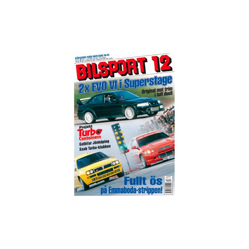 Bilsport nr 12  2001