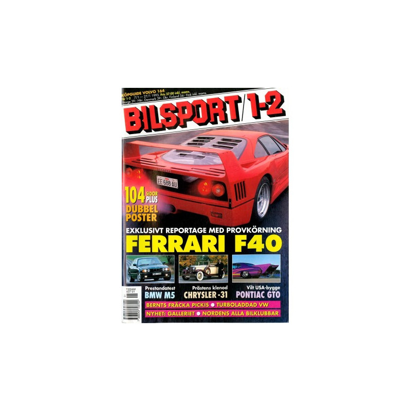 Bilsport nr 1  1993