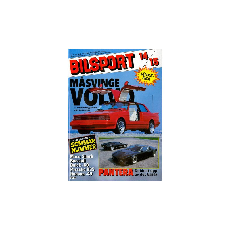 Bilsport nr 14  1985