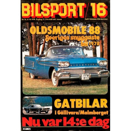 Bilsport nr 16  1978