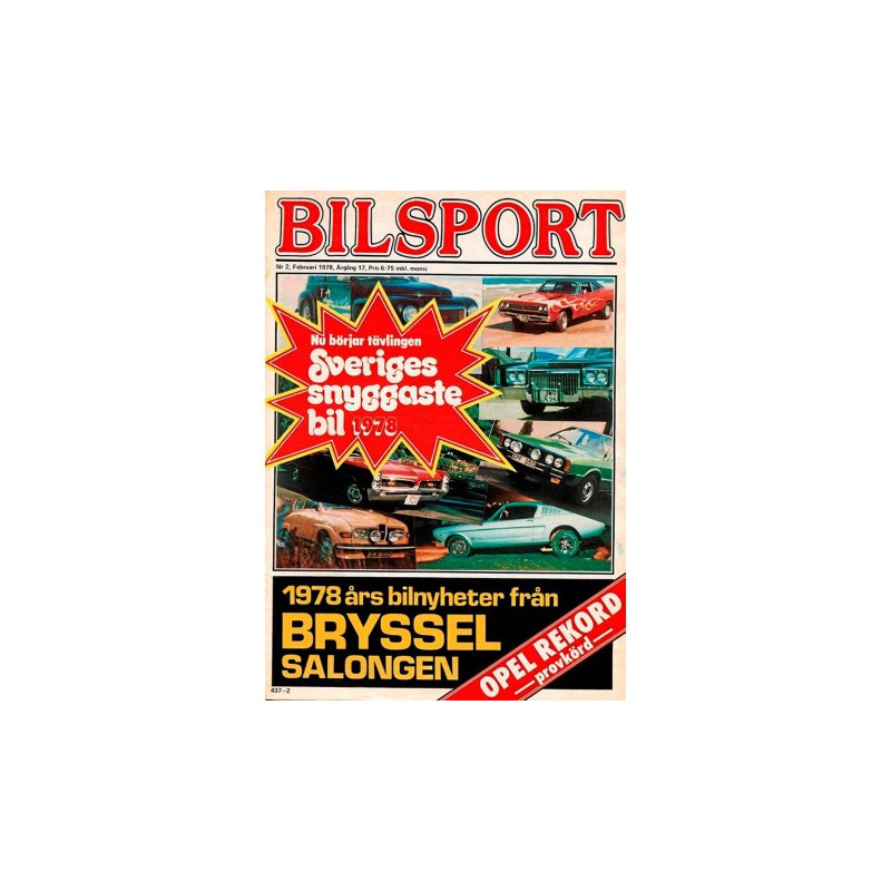 Bilsport nr 2  1978