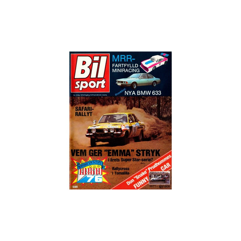 Bilsport nr 5  1976