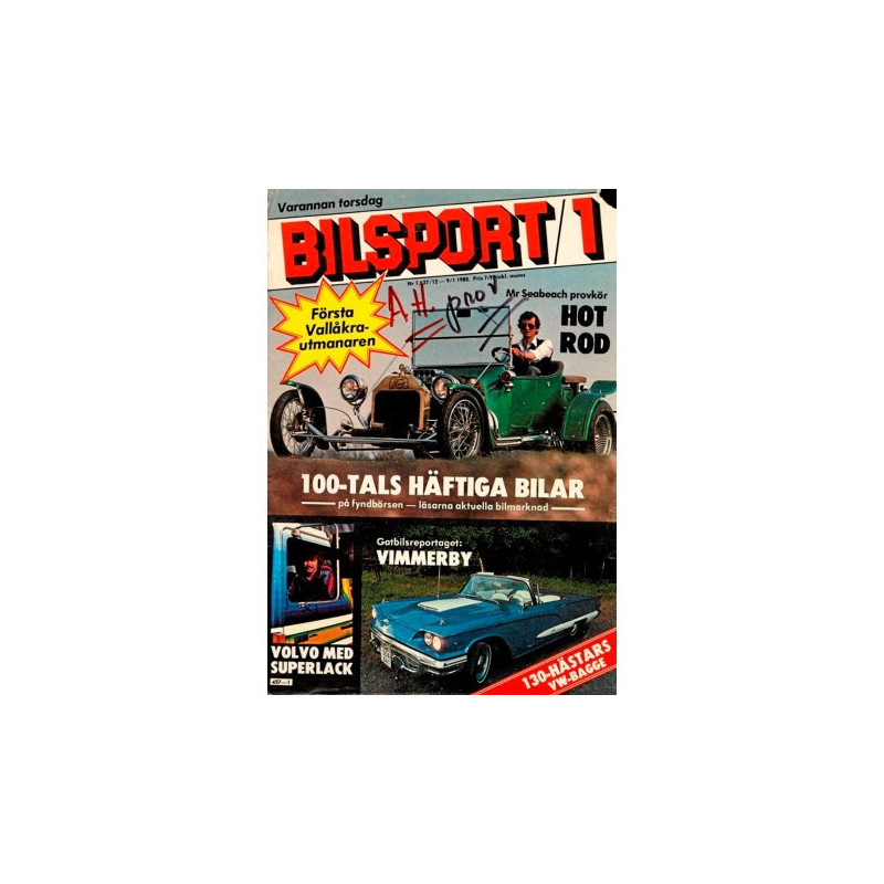 Bilsport nr 1  1980