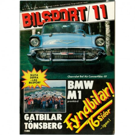 Bilsport nr 11  1981