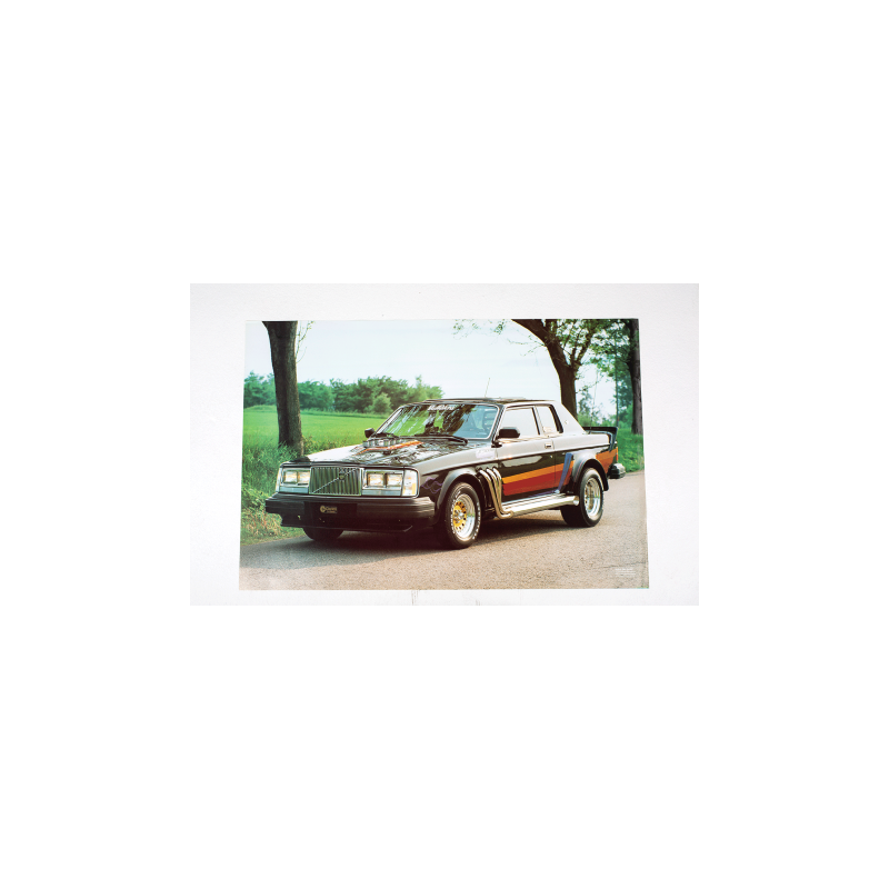 Vintageposter Bilsport Volvo 262 GLE C