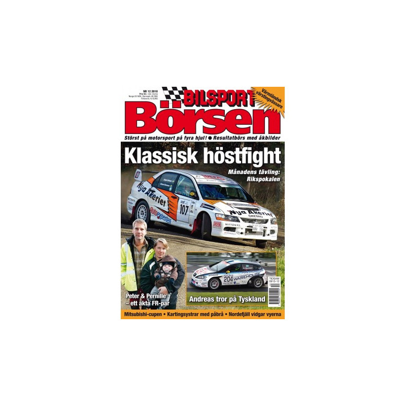 Bilsport Börsen nr 12 2010